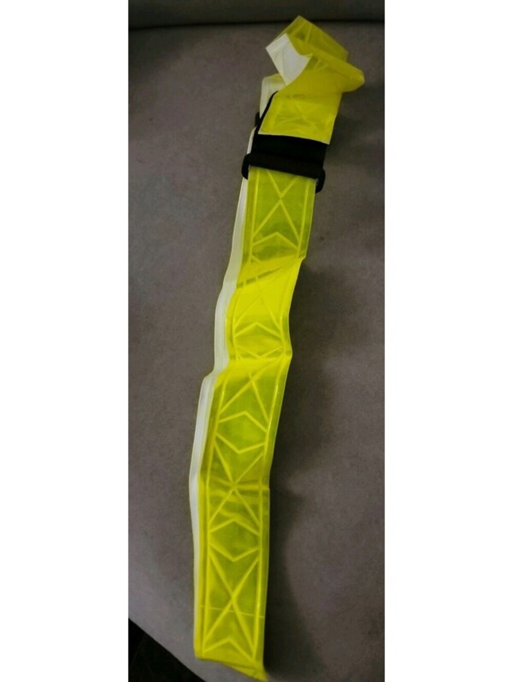 Reflective PT Safety Belt Fluorescent Yellow White Adjustable Military Running